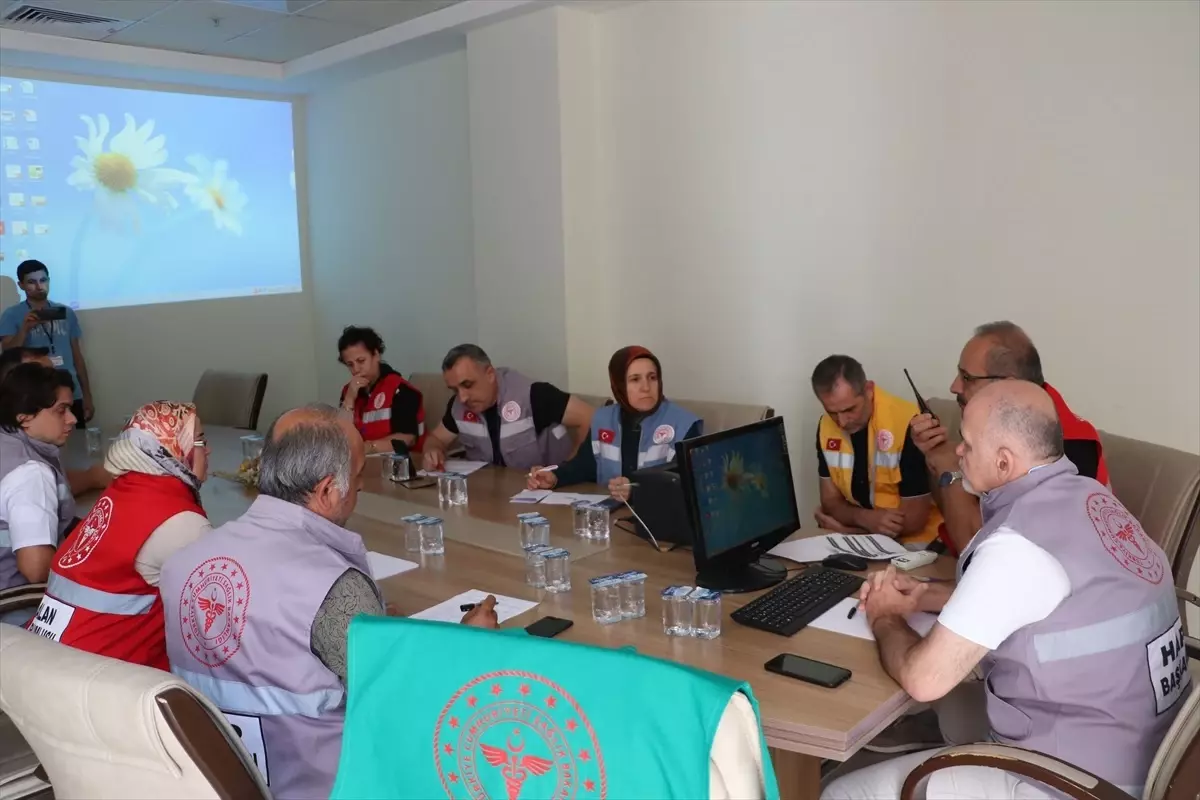 Havza Hastanesi’nde Deprem Tatbikatı Yapıldı