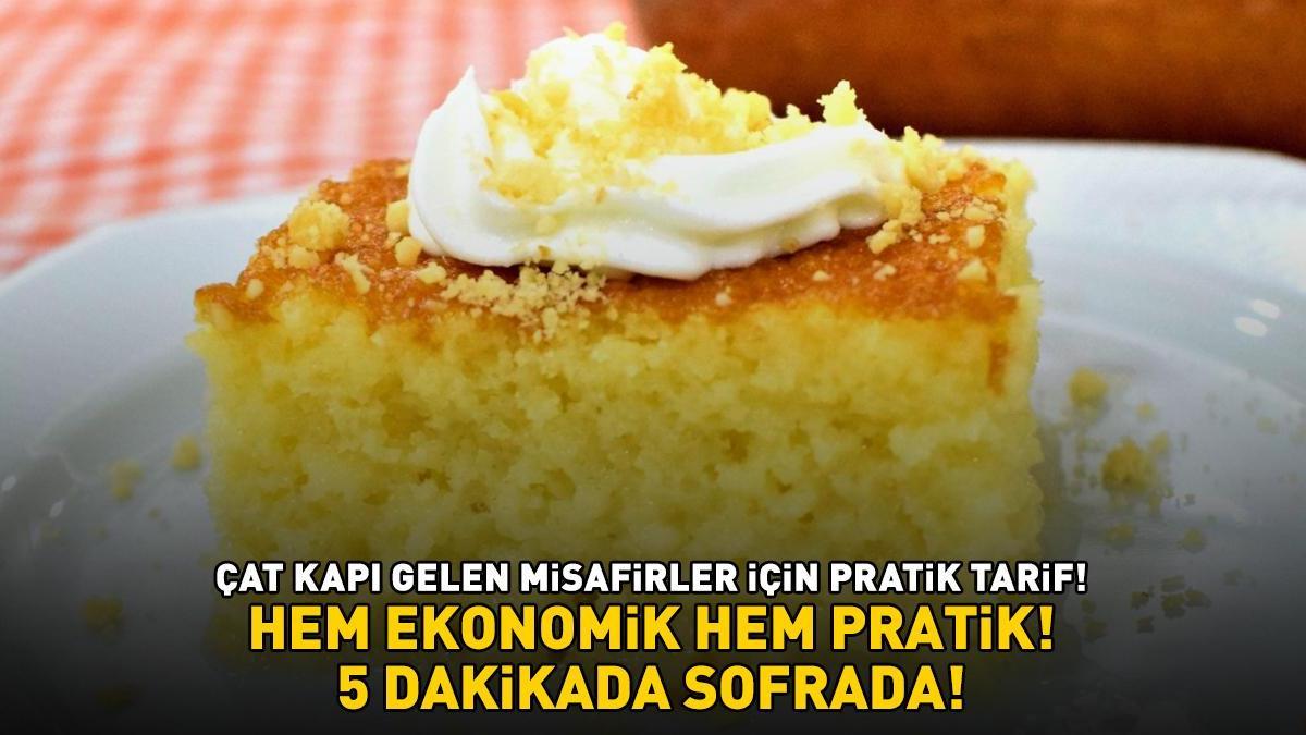 Hem ekonomik hem kolay! Çat kapı gelen misafirler için pratik tarif! 5 dakikada sofrada!