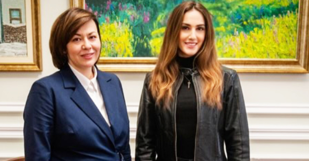 İdil Bilgen, Ukrayna Dış işleri Bakanı’nın eşi Mme Tetiana Sybiha ile görüştü