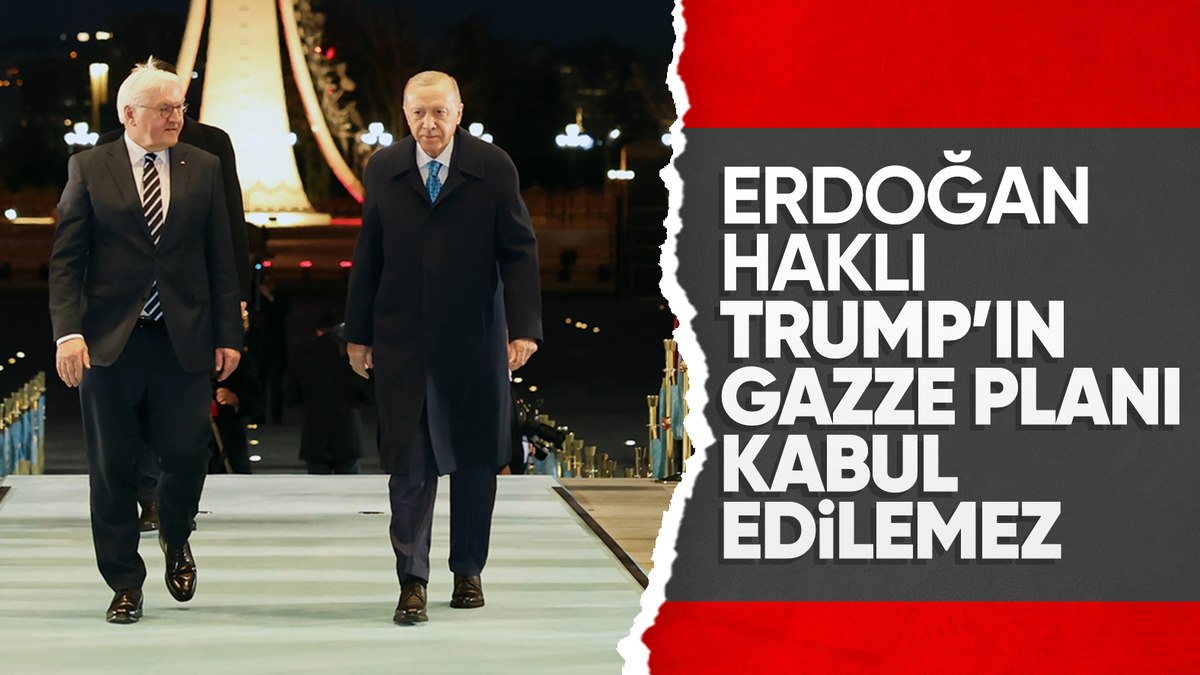 Almanya Cumhurbaşkanı Steinmeier: Trump’ın Gazze planı kabul edilemez