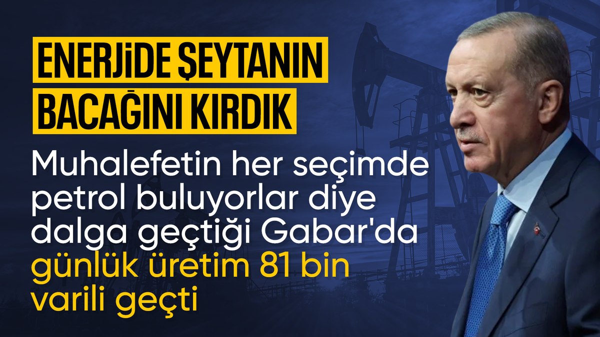 Cumhurbaşkanı Erdoğan: Enerji ve madencilikte şeytanın bacağını kırdık